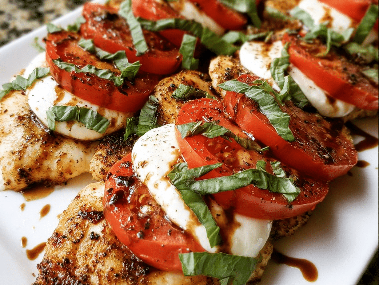 Caprese Chicken Italian Dish