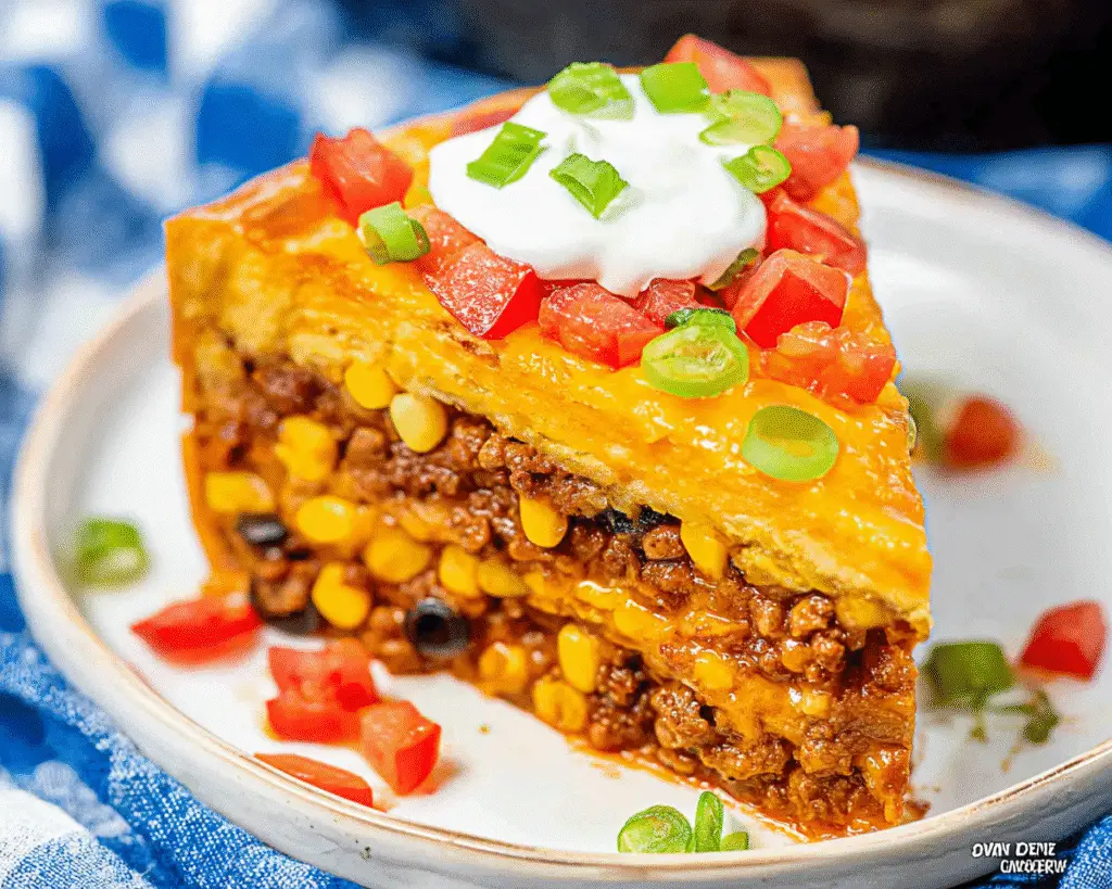 Cast Iron Taco Pie For Spring