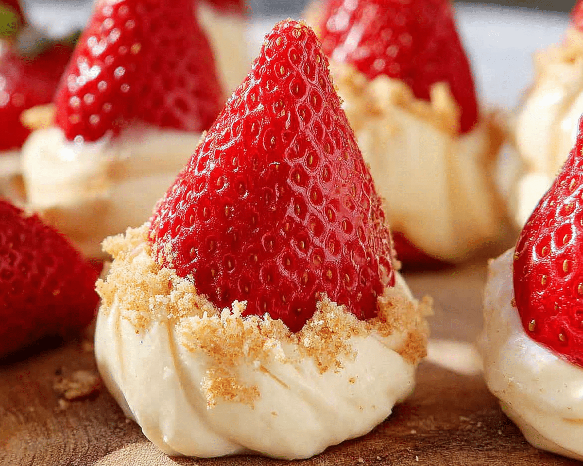 Cheesecake-Stuffed Strawberries For Spring Desserts
