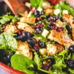Chicken Blueberry Feta Salad For Spring Dinner