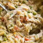 Chicken Pot Pie with Orzo For Spring Dinner