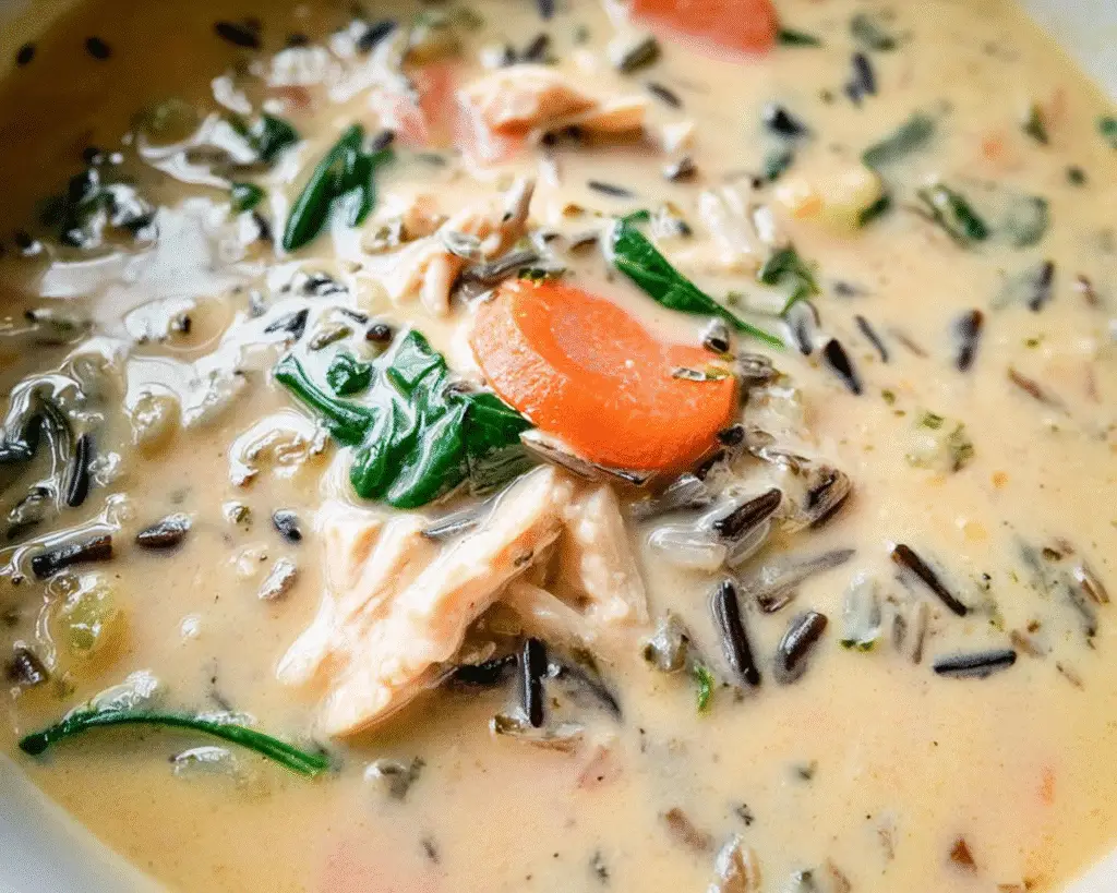 Chicken and Wild Rice Soup For Spring Dinner