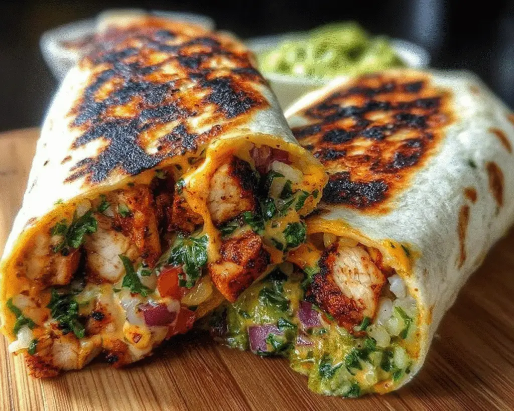 Chipotle Ranch Grilled Chicken Burrito For Spring Dinner