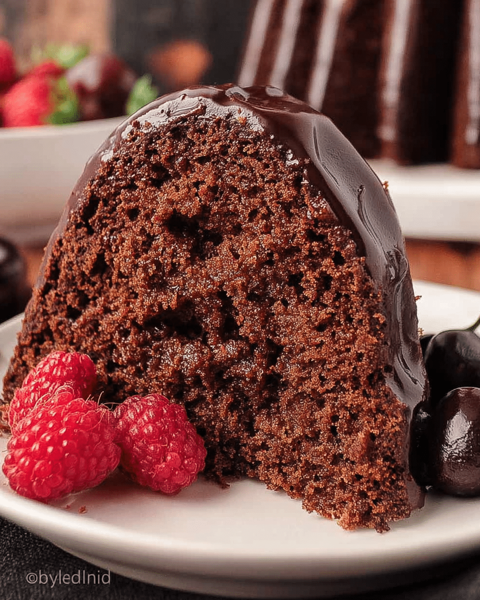 Chocolate Cream Cheese Pound Cake