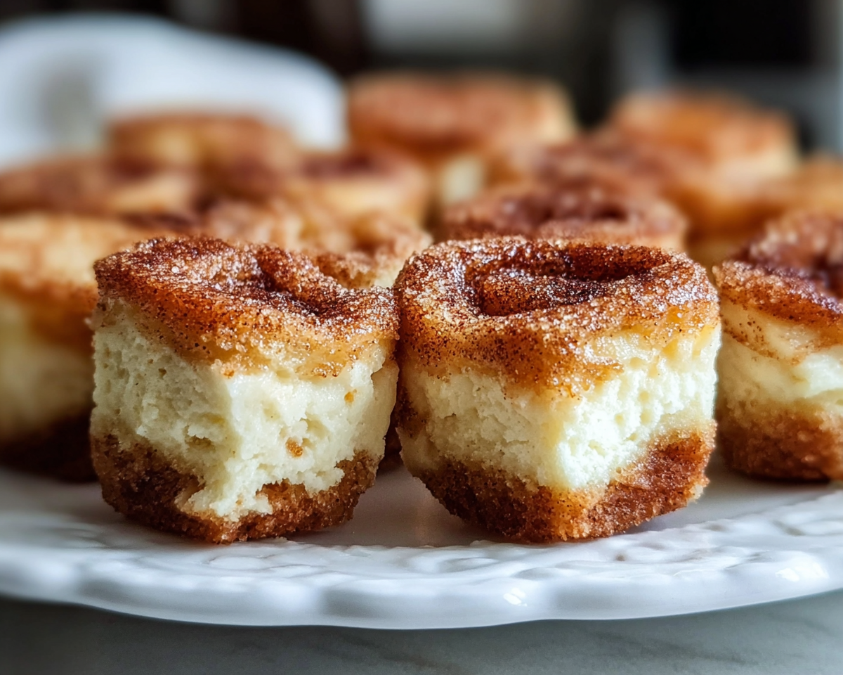 Churro Cheesecake Bites