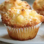 Coconut and Pineapple Cottage Cheese Muffins