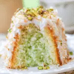 Coconut and Pistachio Pudding Cake