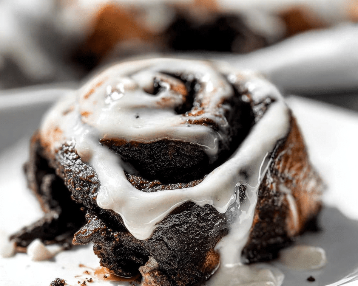 Cookies and Cream Cinnamon Rolls