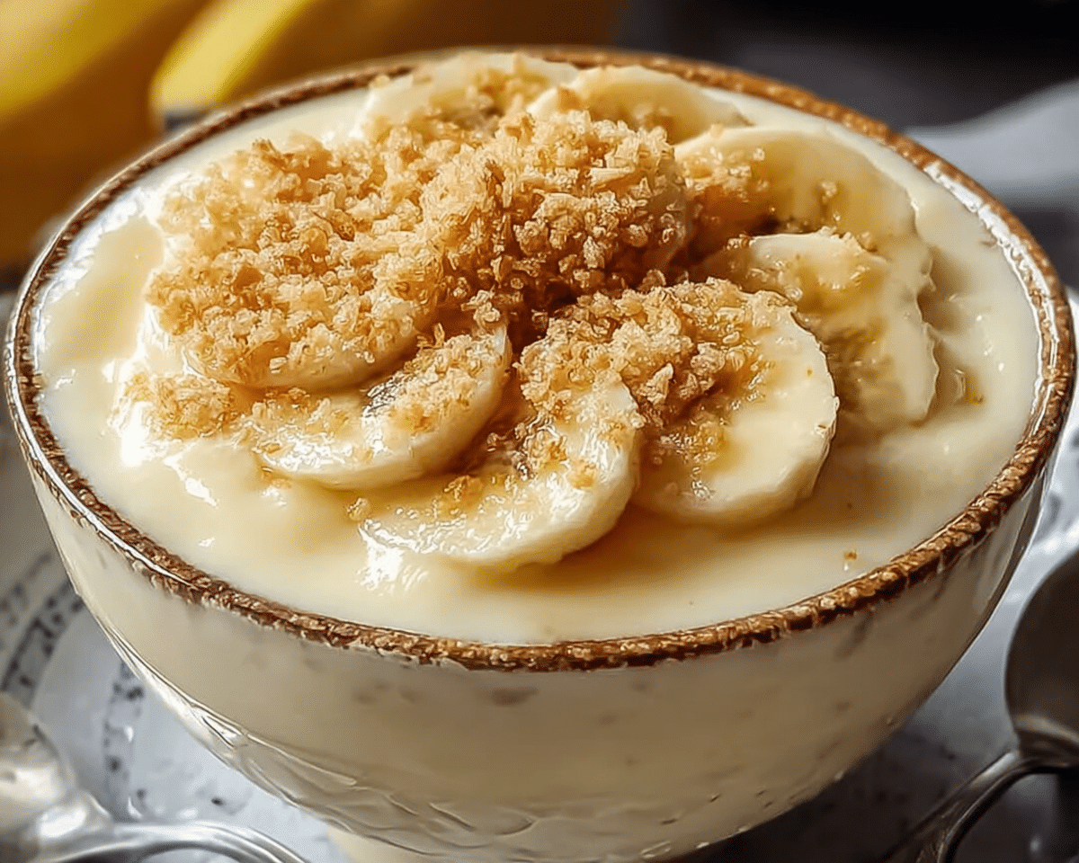 Cottage Cheese Banana Pudding