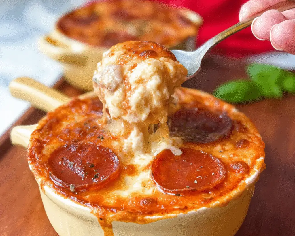 Cottage Cheese Pizza Bowl For Spring Dinner