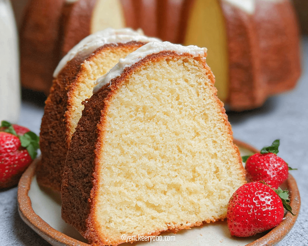 Cream Cheese Pound Cake For Spring Desserts