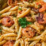 Creamy Cajun Prawn (Shrimp) Pasta
