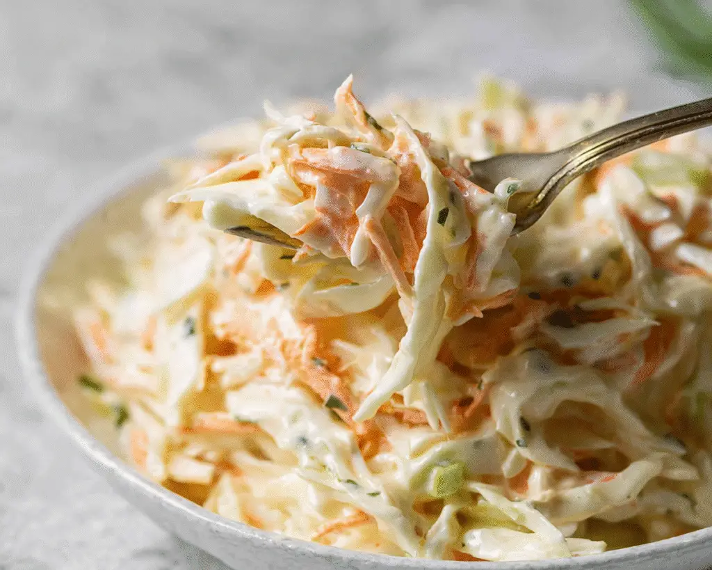Creamy Ranch Coleslaw For Spring