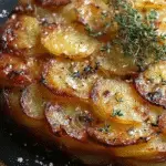 Crispy Balsamic Thyme Potato Torte