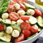 Cucumber Caprese Salad