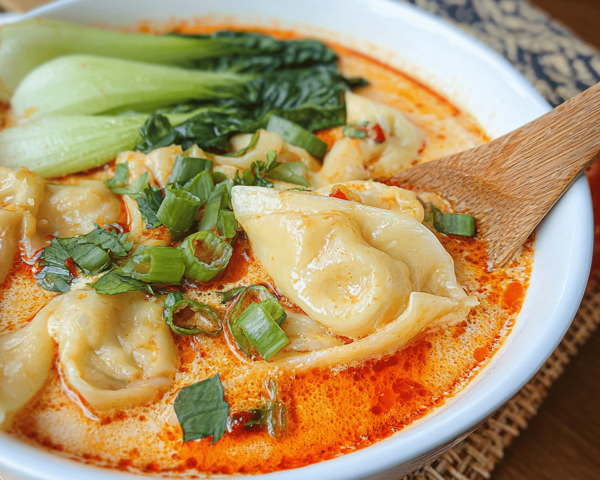 Curry Dumpling Soup For Spring Dinner