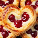 Danish Pastries with Cream Cheese and Cherries