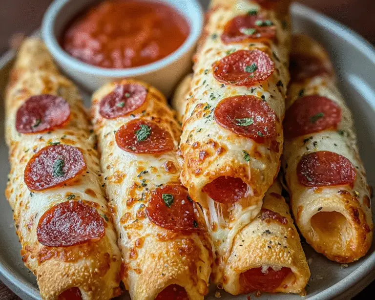 Delicious Pepperoni Pizza Roll Breadsticks