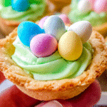 Easter Basket Sugar Cookie Cups For Spring Desserts