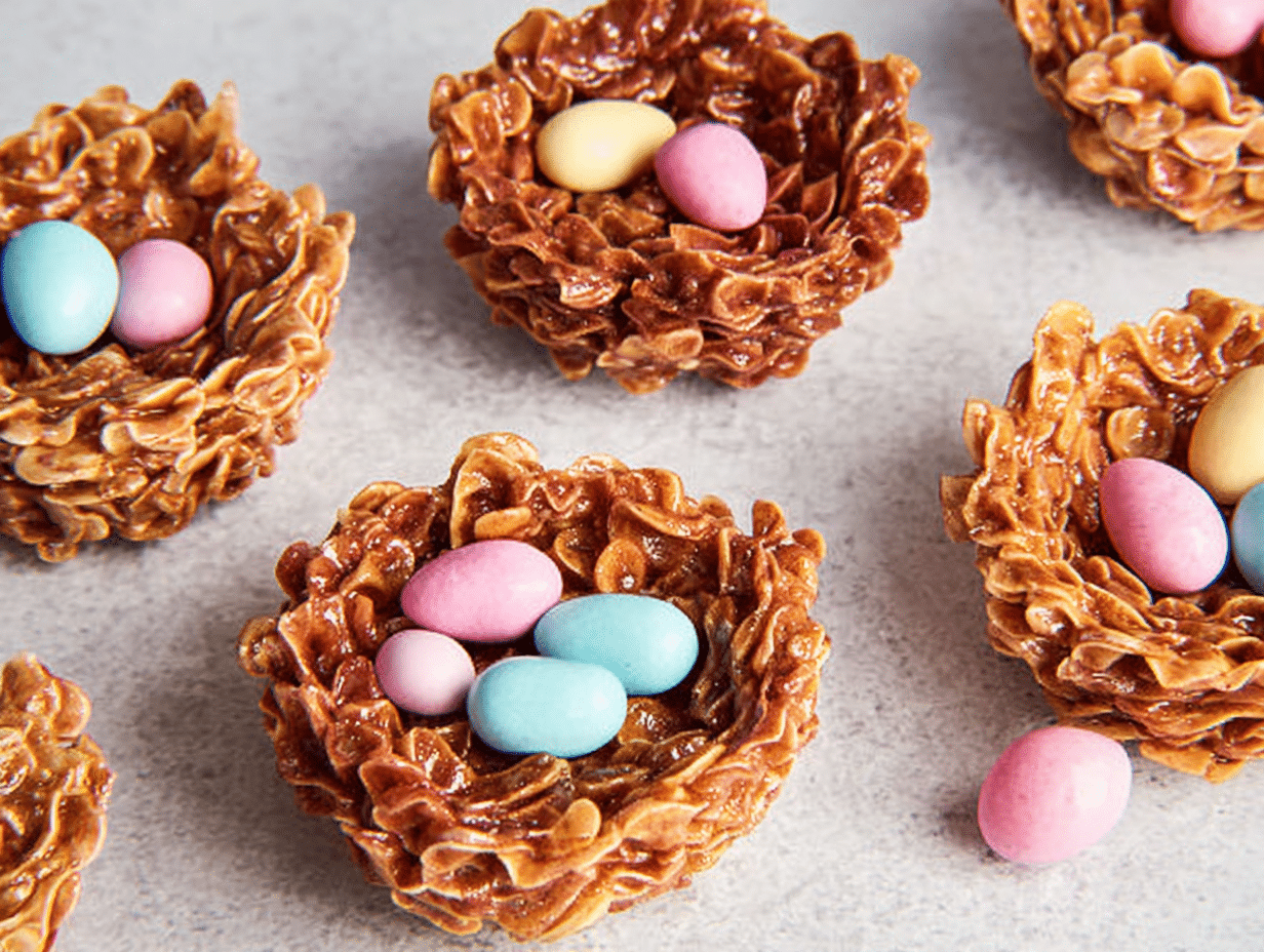 Easter Egg Nests Dessert