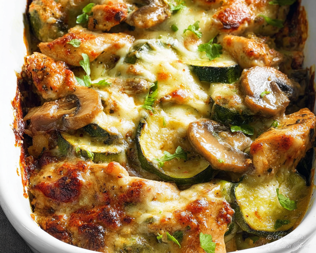 Easy Chicken Zucchini Bake