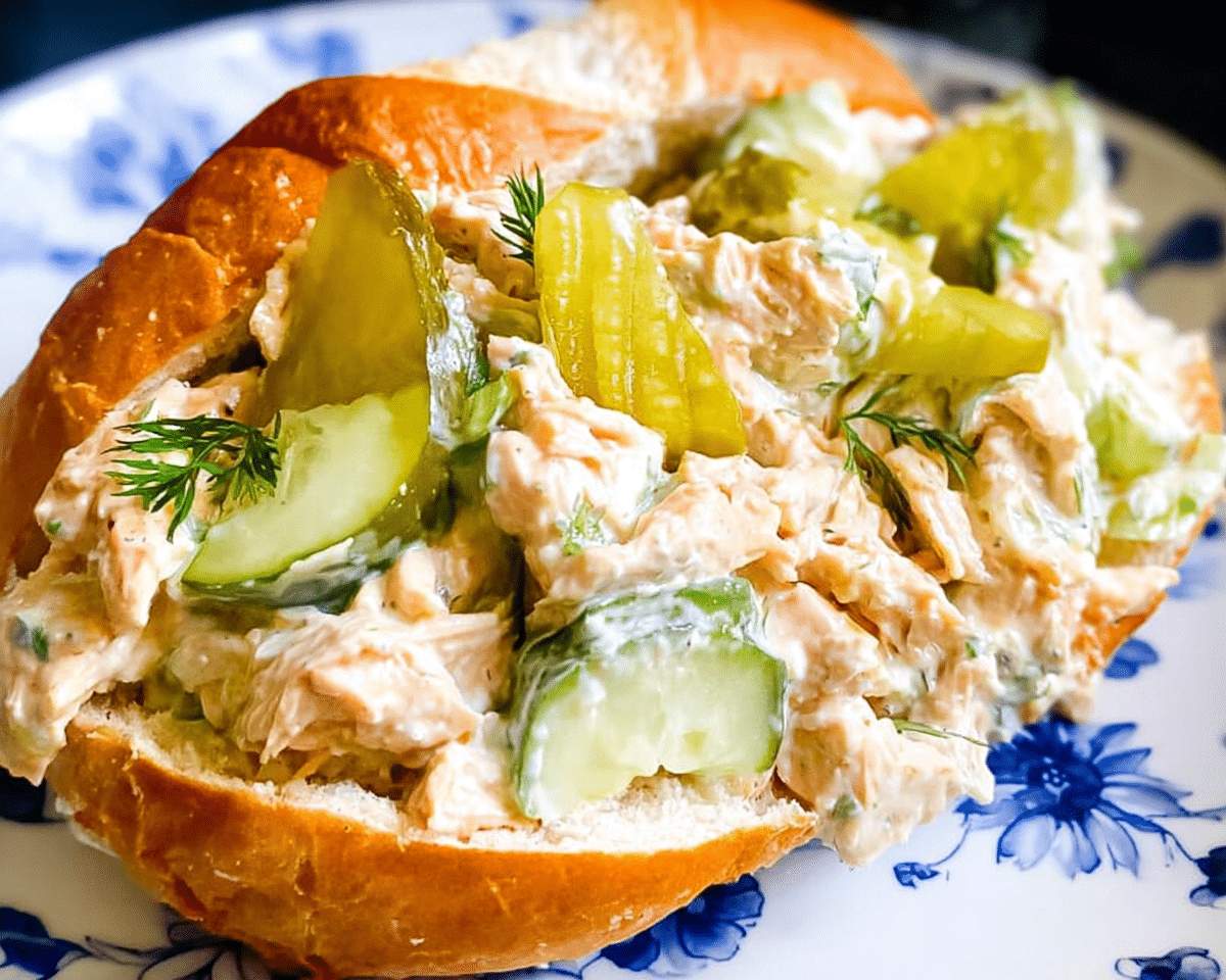 Flavored Dill Pickle Chicken Salad