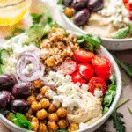 Fresh Mediterranean Quinoa Bowls with Hummus