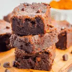 Fudgy Sweet Potato Sourdough Discard Brownies For Spring