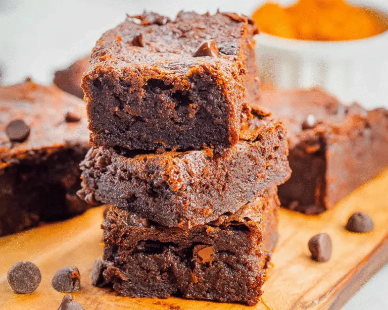 Fudgy Sweet Potato Sourdough Discard Brownies For Spring
