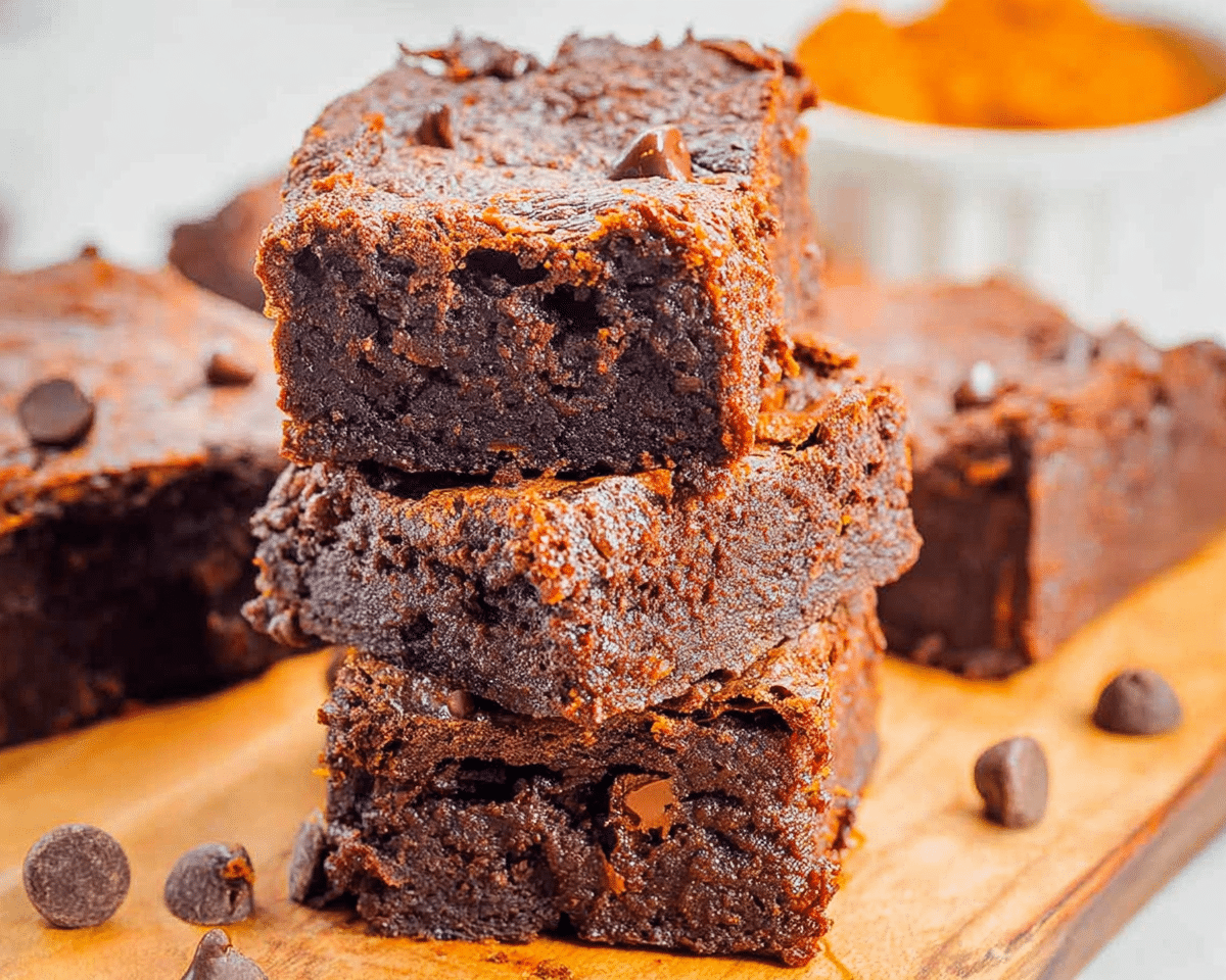 Fudgy Sweet Potato Sourdough Discard Brownies For Spring