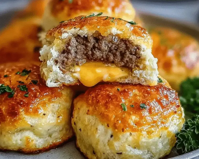 Garlic Parmesan Cheeseburger Bombs For Spring Dinner