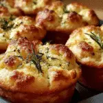 Garlic & Rosemary Focaccia Muffins
