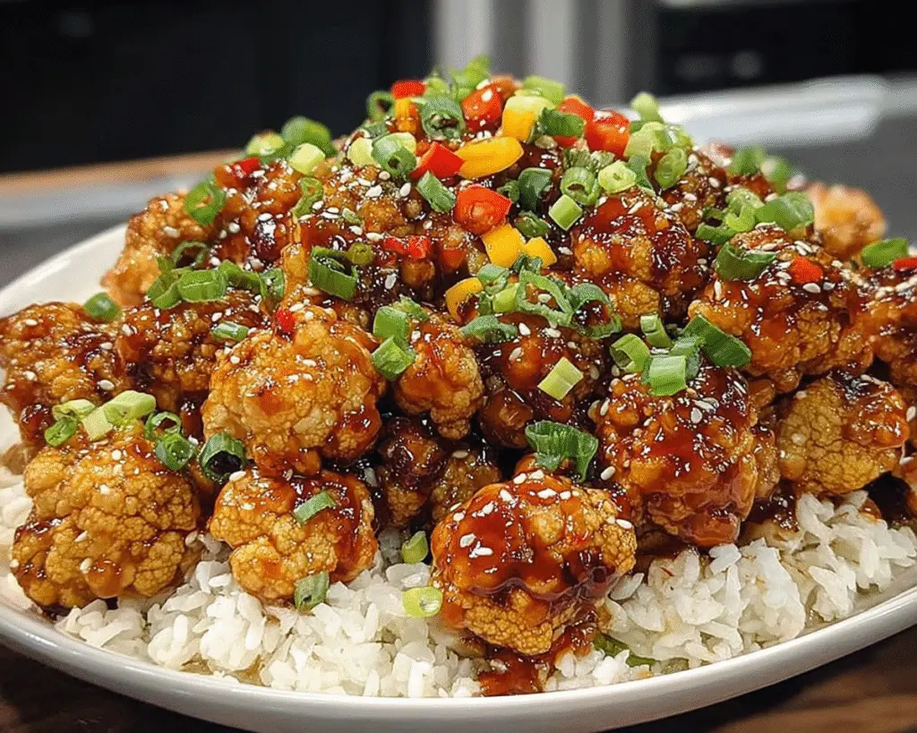 General Tso’s Cauliflower Bowls