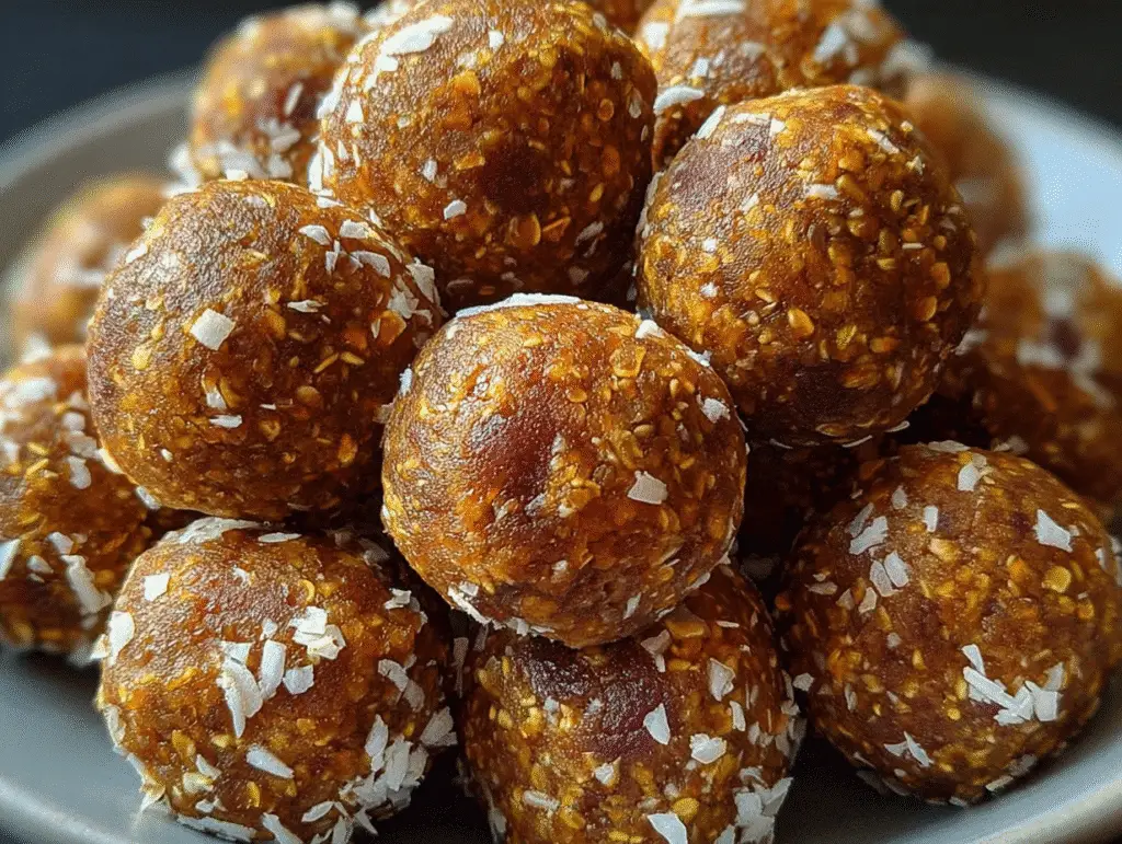 Ginger Turmeric Energy Balls