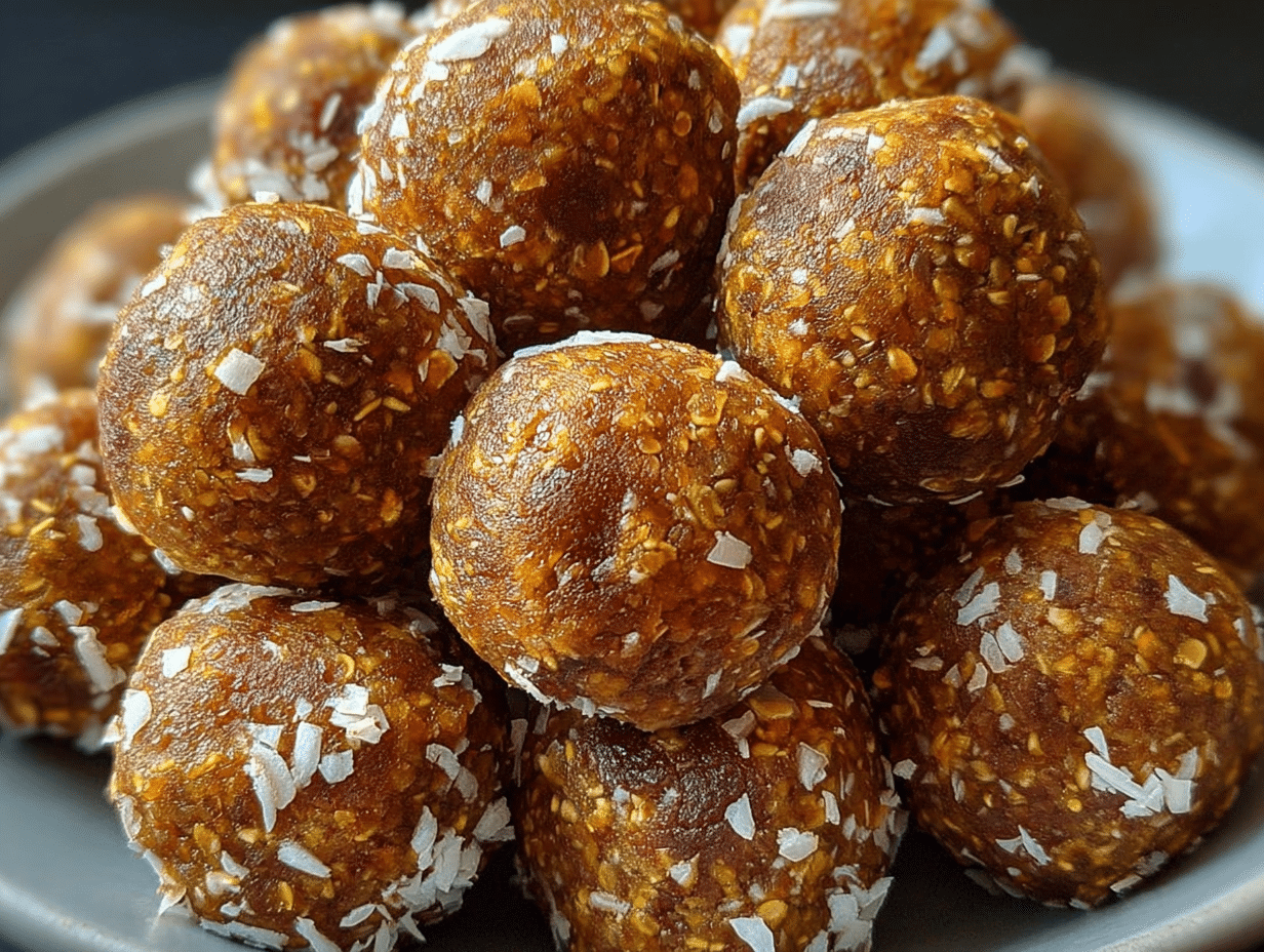 Ginger Turmeric Energy Balls