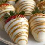 Gold Chocolate Covered Strawberries