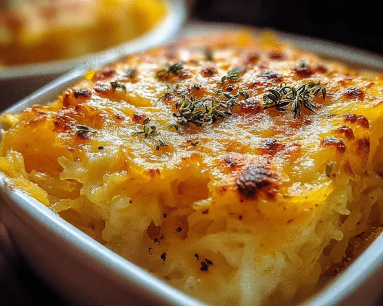 Healthy Spaghetti Squash Au Gratin