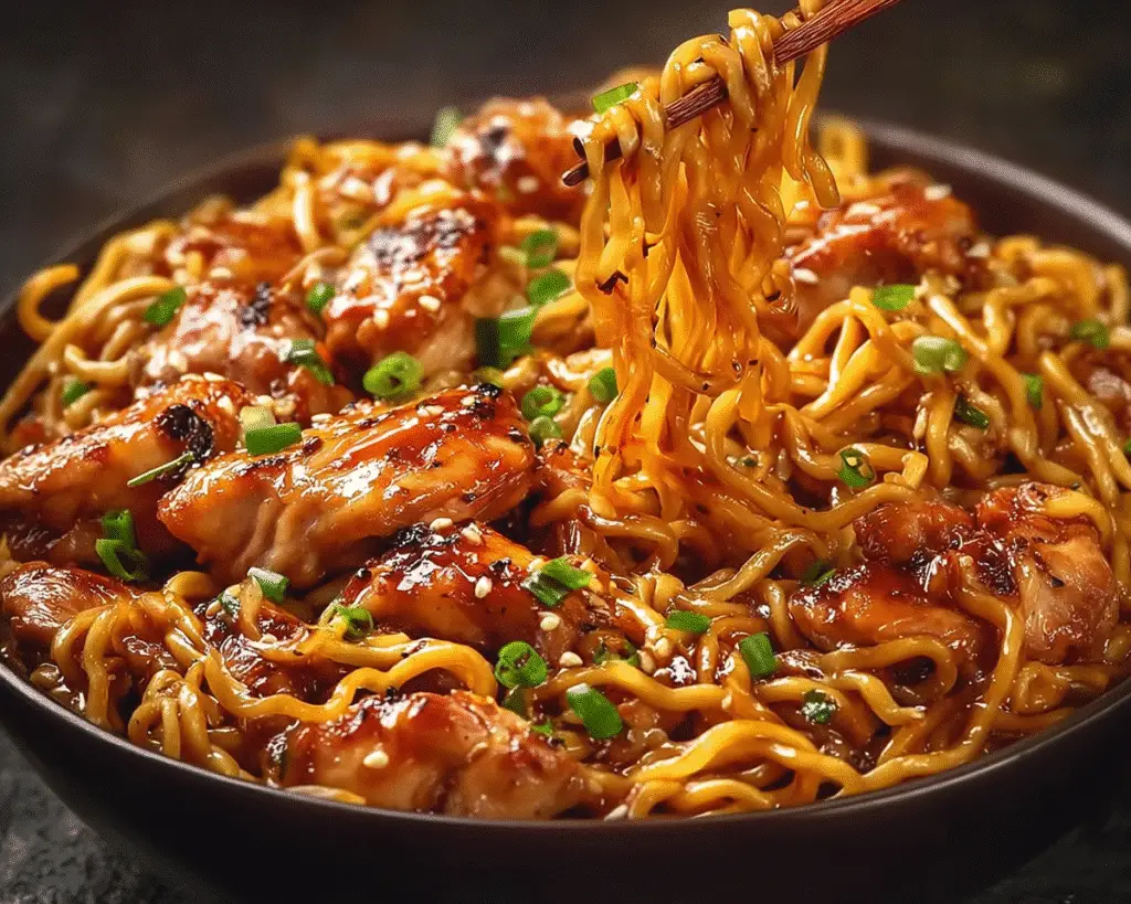 Homemade Chicken Thighs and Noodles For Spring