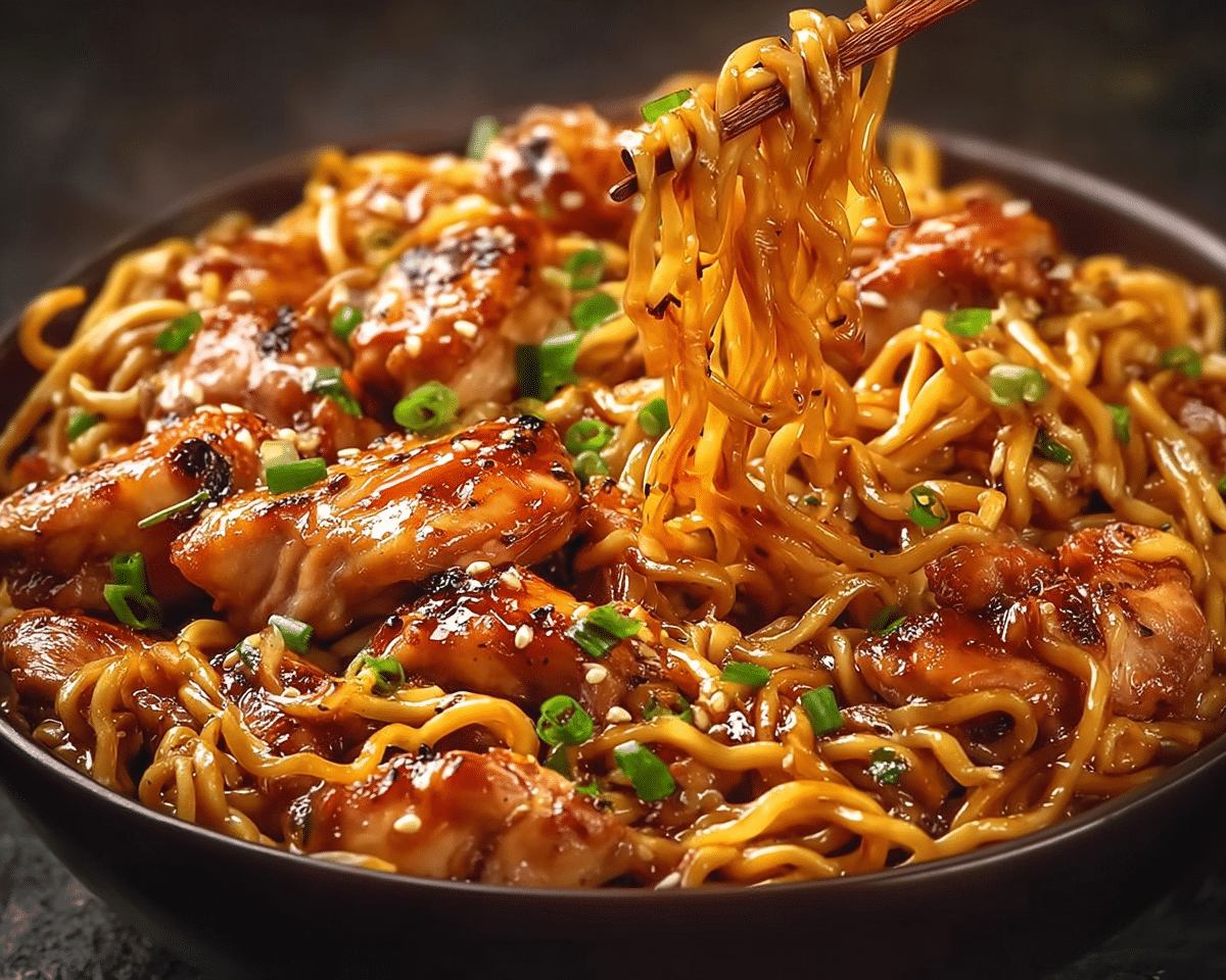 Homemade Chicken Thighs and Noodles For Spring