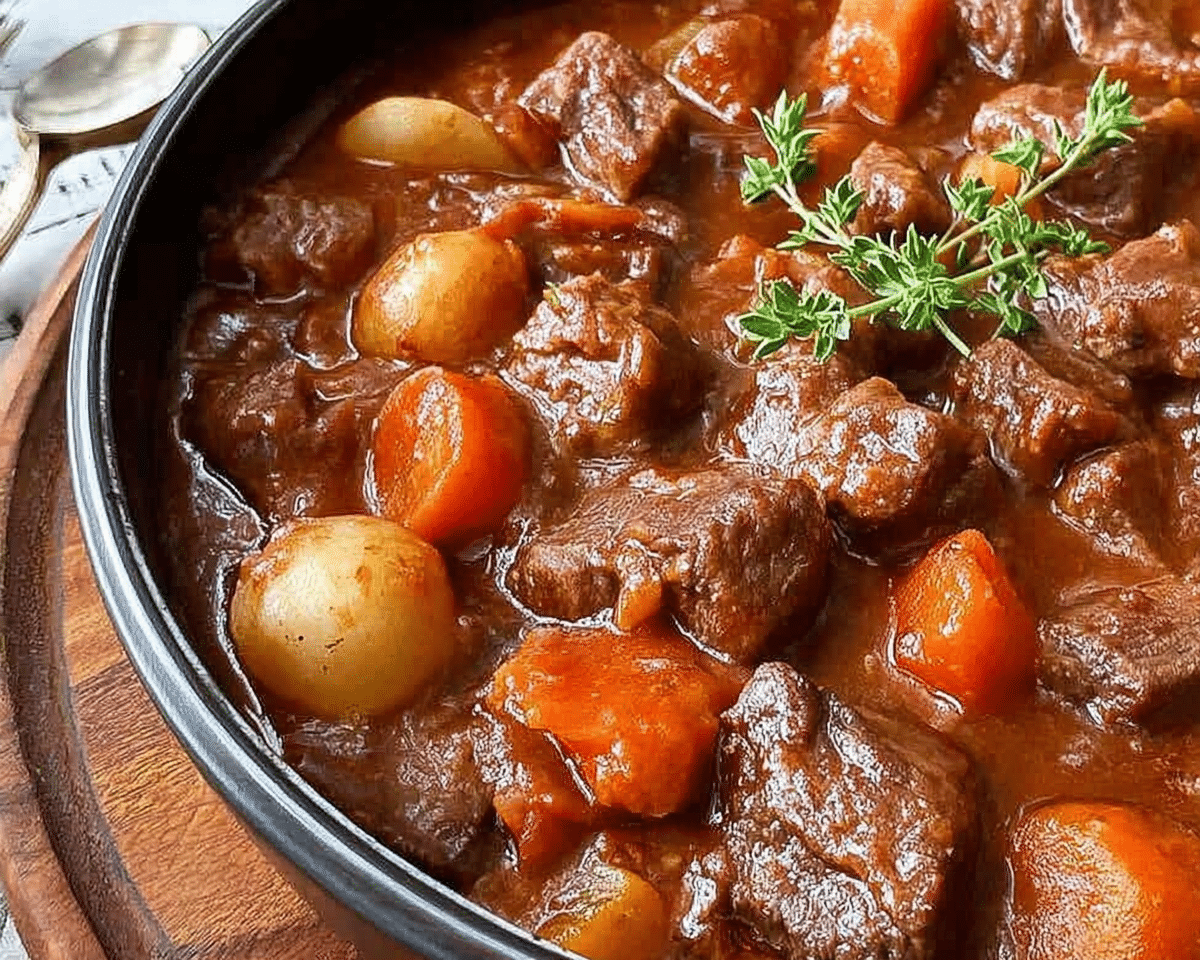 Irish Beef and Guinness Stew For St Patrick's Day