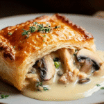 Irish Chicken and Mushroom Pie For St Patrick's Day