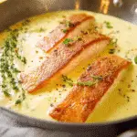 Irish Salmon with Mustard Sauce For St Patrick's Day