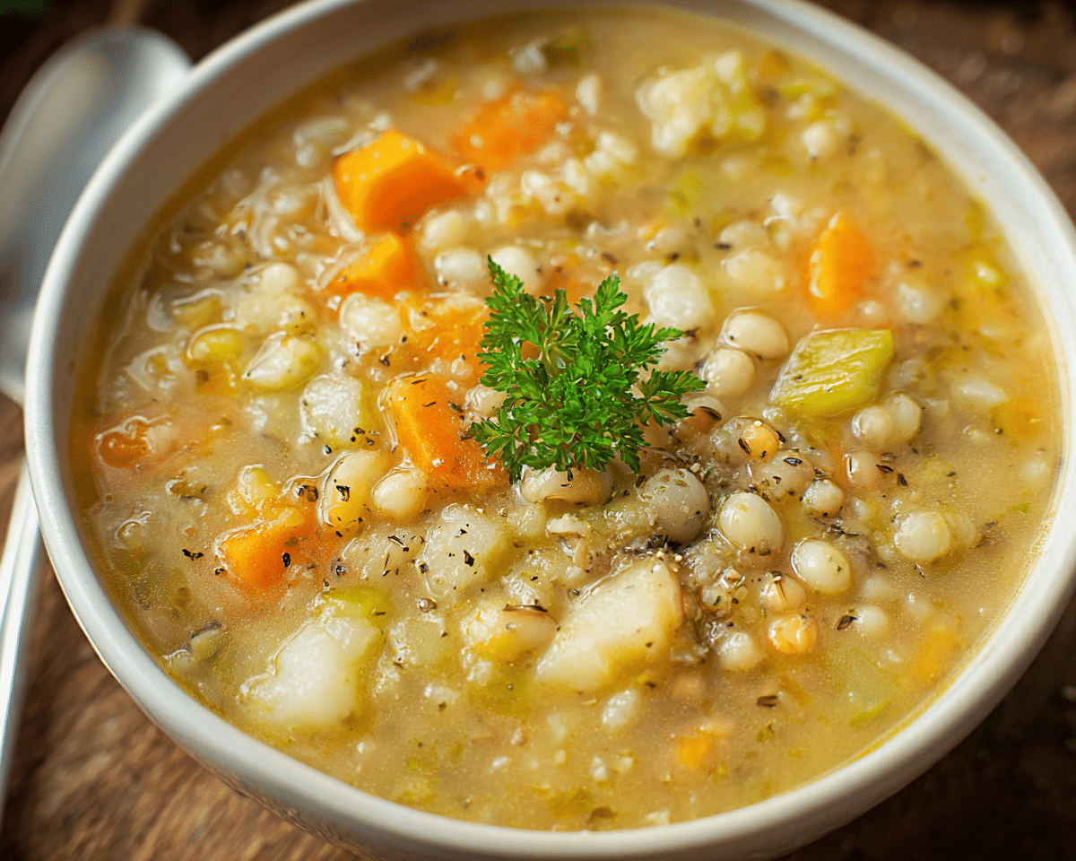 Irish Vegetable and Barley Stew For St Patrick's Day