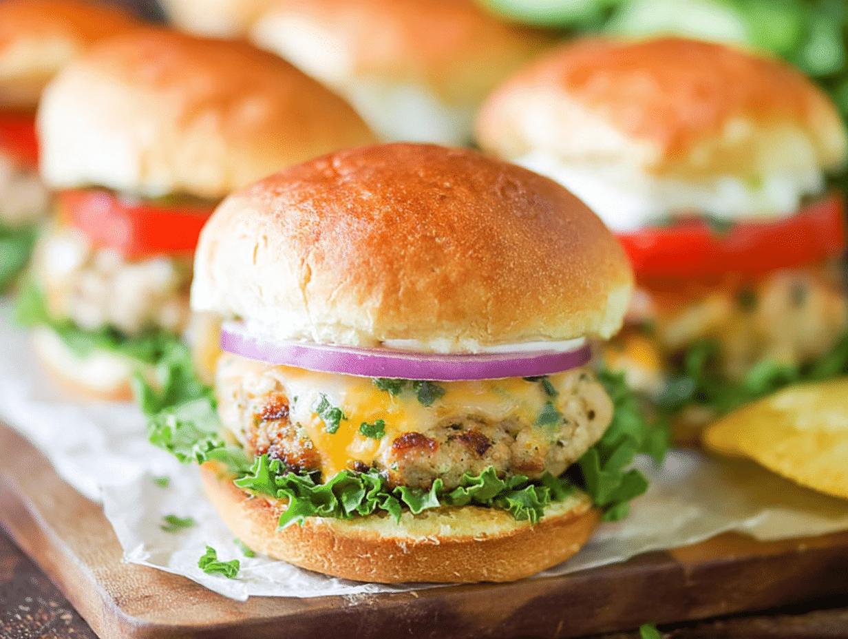 Irresistible Air Fryer Ground Turkey Sliders
