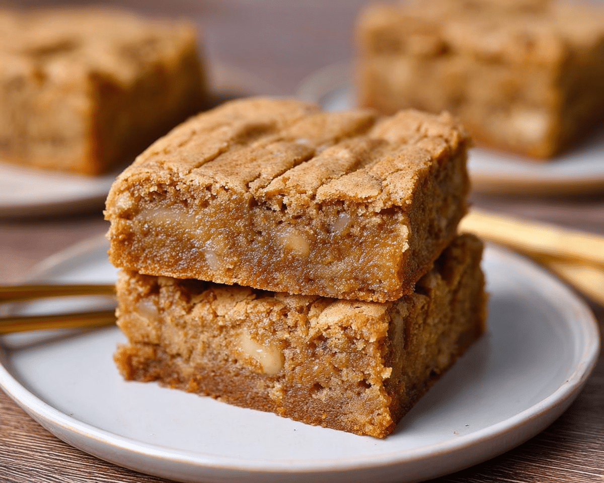 Irresistible Banana Bread Blondies For Spring