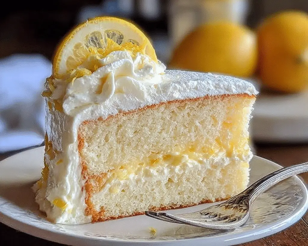 Italian Lemon Cream Cake For Spring Desserts