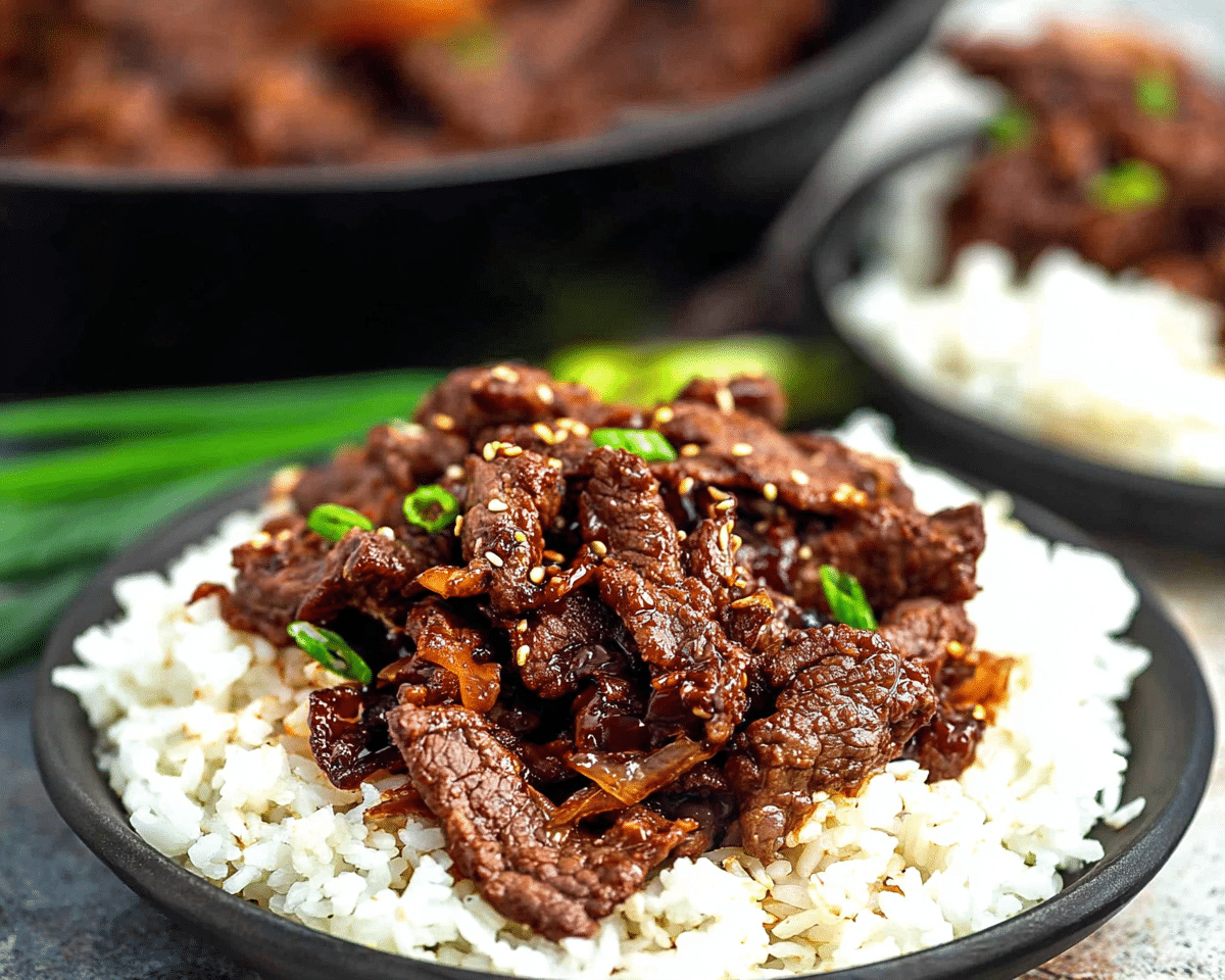 Korean Beef Bulgogi For Spring