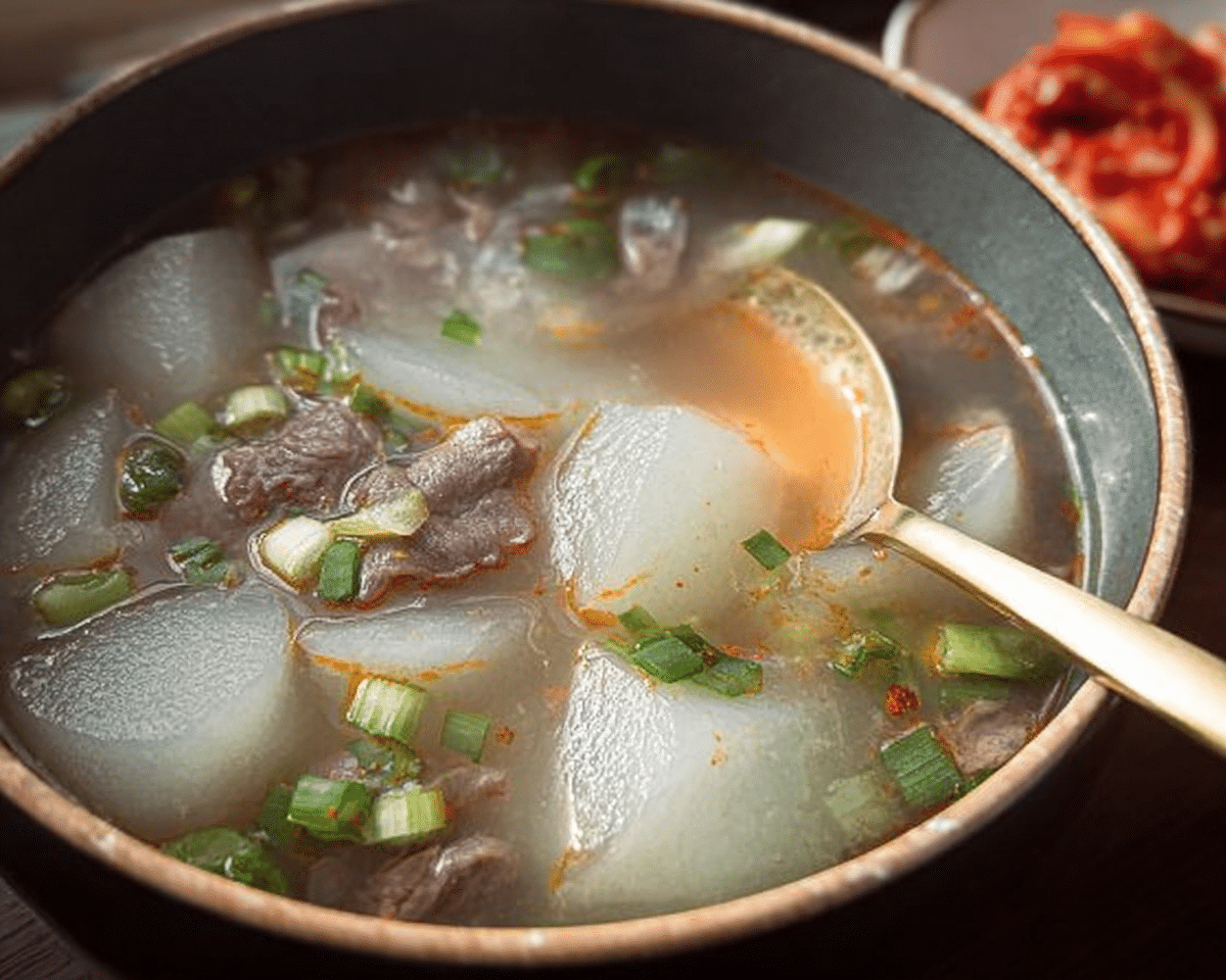 Korean Radish Soup For Spring Dinner