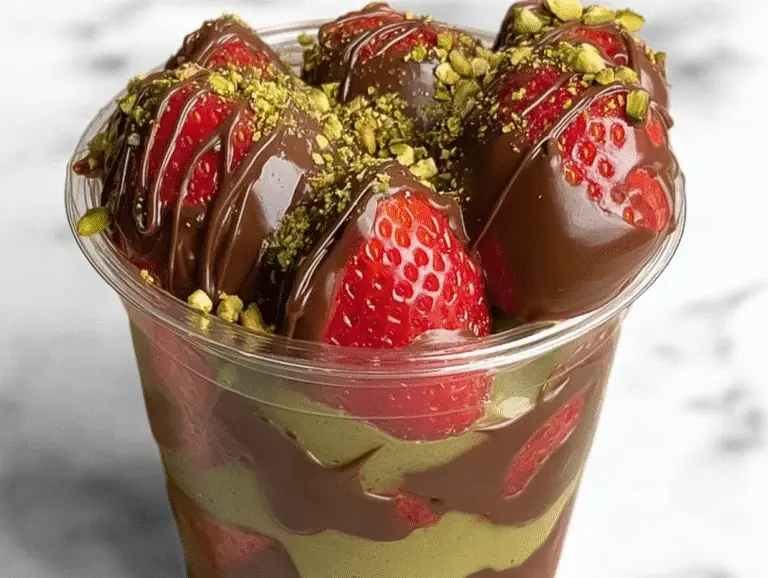 Kunafa Chocolate Covered Strawberries