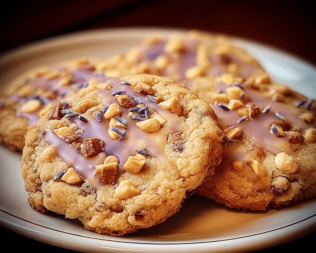 Lavender Honey Crunch Cookies For Spring Desserts